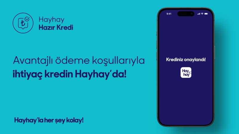 <span style="color: rgb(42, 44, 54)"><strong>Avantajlı İhtiyaç Kredin Hayhay'da!</strong></span>